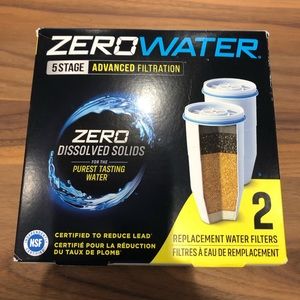 BNIB Zero Water Filters 2-pack